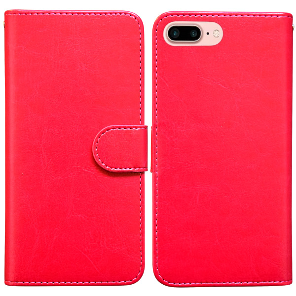 iPhone 7 Plus / 8 Plus - PU-nahkainen case Vit