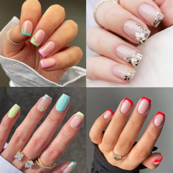 Långa Lös Nagelspetsar för Perfekta Drömnaglar Transparent