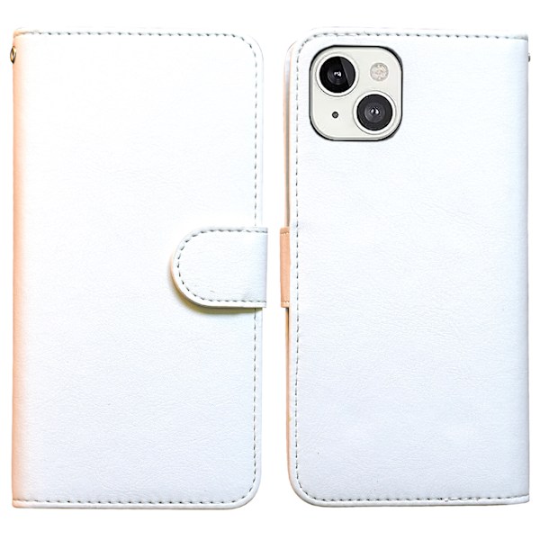 iPhone 14 - PU Læder Pung Etui Svart