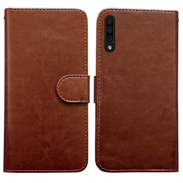 Samsung Galaxy A50 - PU-nahkainen case Svart