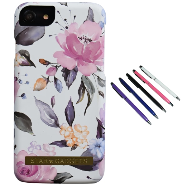 iPhone 7/8/SE (2020 & 2022) - Skal / Beskyttelse / Blomster