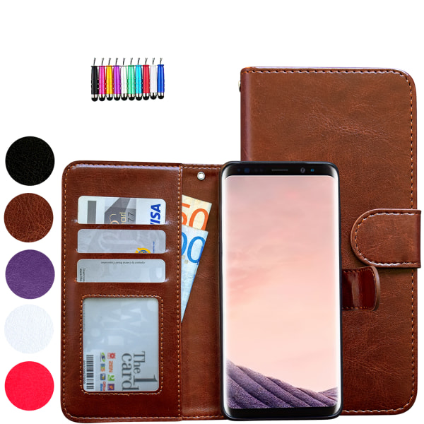 Skydda din Samsung Galaxy S8 Plus - Läderfodral Rosa