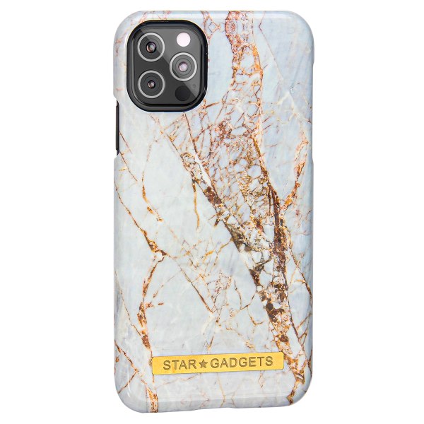 Beskyt din iPhone 12 Pro med Marble Case! Vit