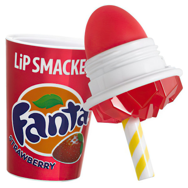 Läppbalsam Lip Smacker Coca - Cola / Fanta Jordgubb Smak Brun