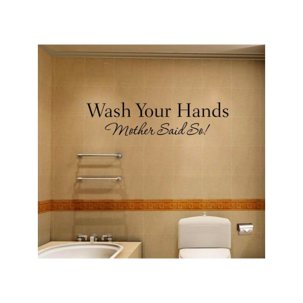 Wallsticker - Vask dine hænder