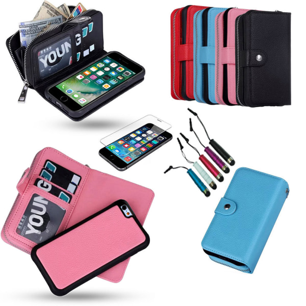 Beskyt din iPhone 7/8 Plus - Pung Etui! Svart