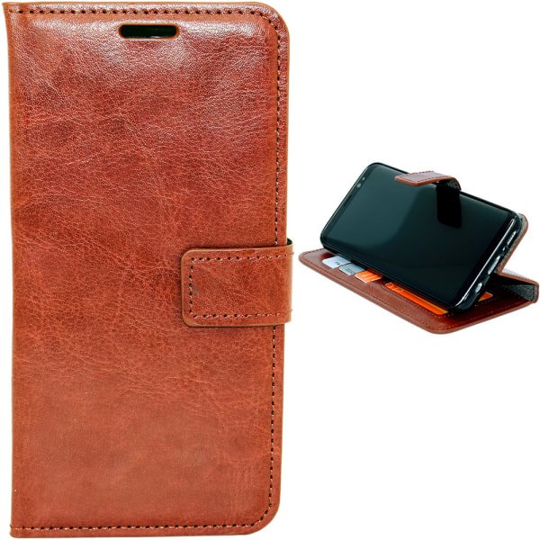 Samsung Galaxy S8 - PU-nahkainen case/ lompakko Rosa