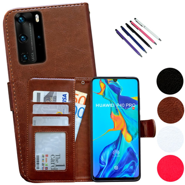 Protect your Huawei P40 Pro - Leather Case!