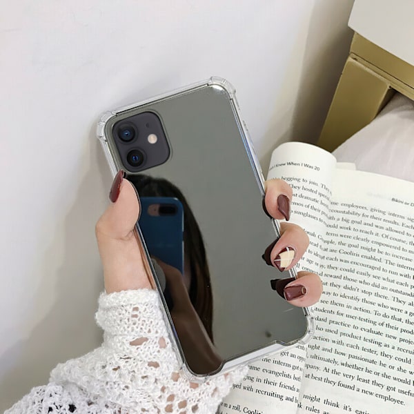 iPhone 12 - Spejlbeskyttelse + Touch Svart
