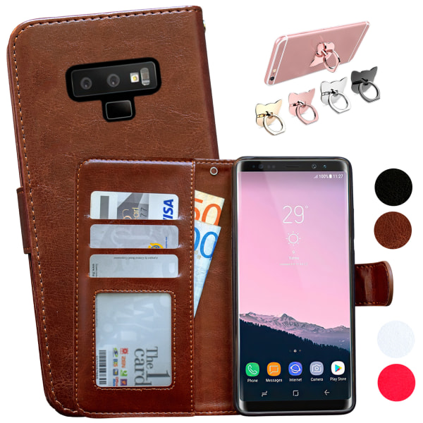 Samsung Galaxy Note 9 - case / lompakko Vit