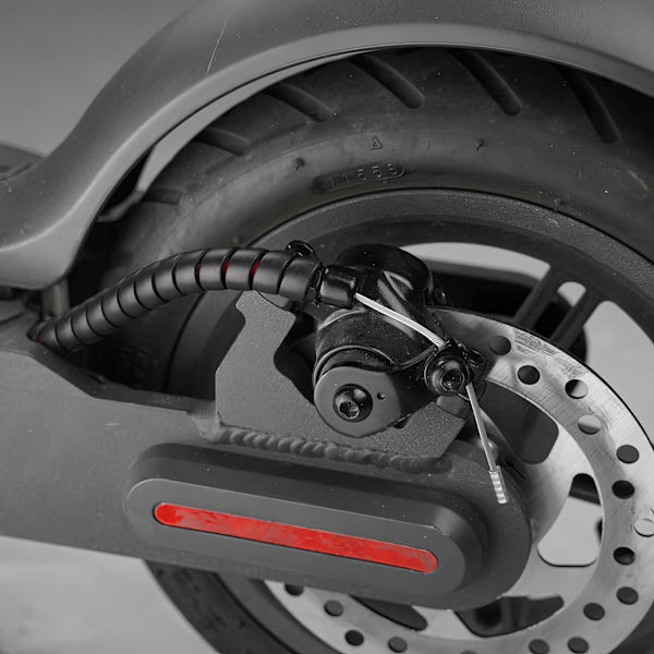 Spiralformet bremserørskabelbeskyttelse til Xiaomi elektrisk scooter Svart