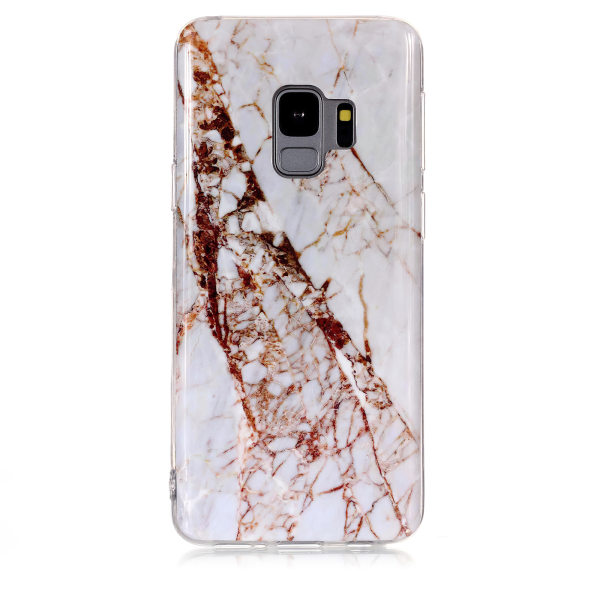 Beskyt din Galaxy S9 med Marble Cover! Vit