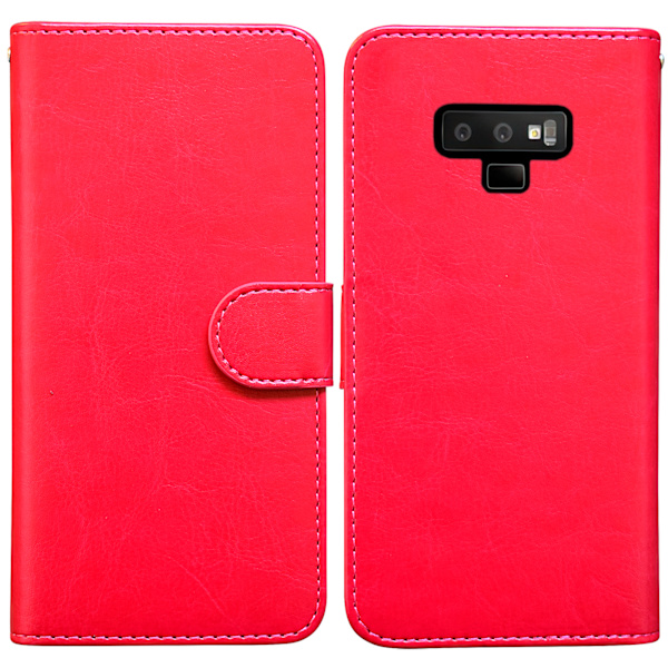 Samsung Galaxy Note 9 - PU Læder Pung Etui Rosa