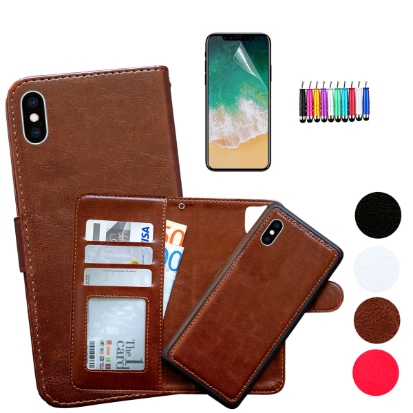 iPhone X/Xs - case / lompakko Vit