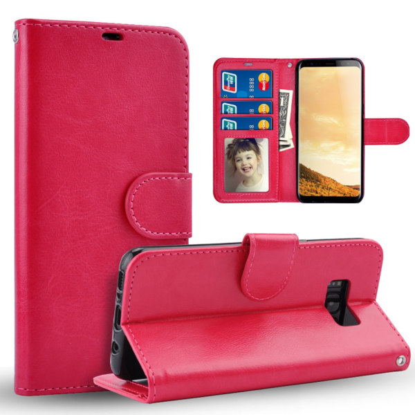 Opgrader din Note 8 - Læderetui & Pung! Svart
