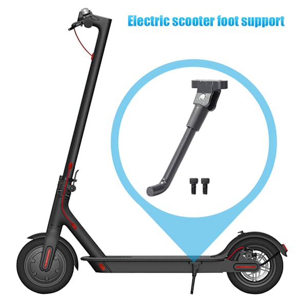 Fällbart Fotstöd Scooter Stativ för Xiaomi Svart