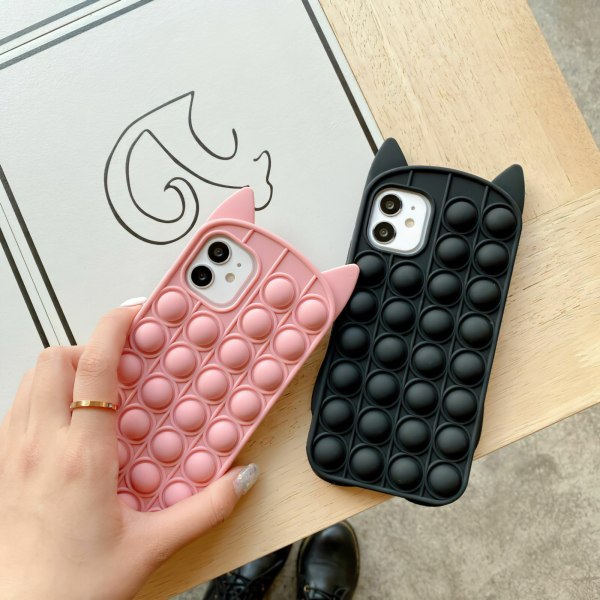 iPhone 11 - Etui Beskyttelse Pop It Fidget Svart