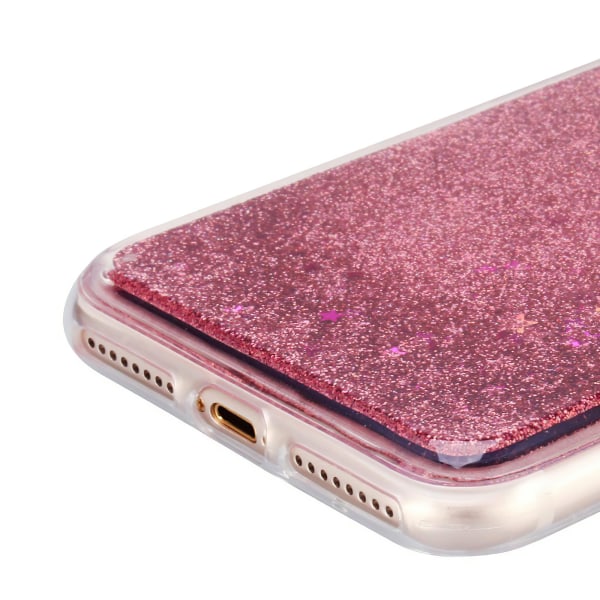 iPhone 6 Plus/7 Plus/8 Plus - Liikkuva glitter 3D Bling -puhelinkotelo iPhone 7 Plus