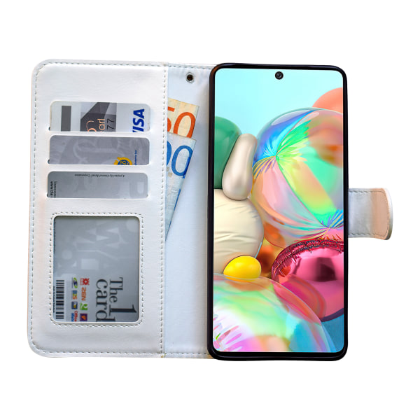 Samsung Galaxy A71 - PU-nahkainen case Svart