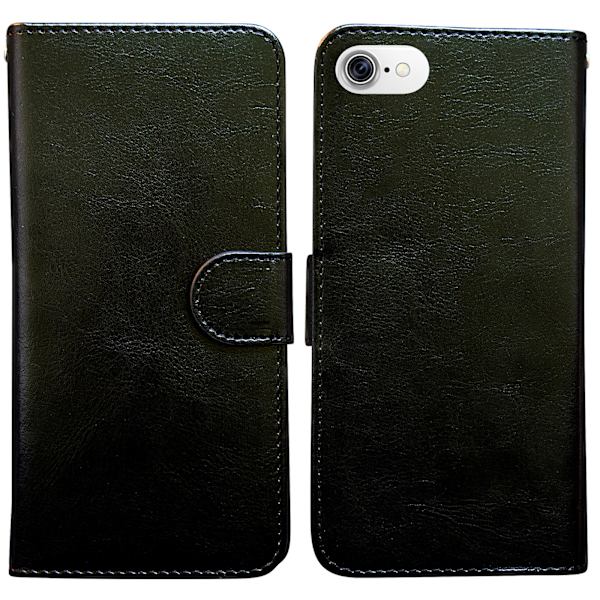 3-in-1-suoja iPhone 7/8/SE:lle (2020 & 2022) Svart