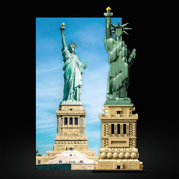 Sculpt Amerikansk Historie LEGO Architecture Frihedsgudinden 21042 Modelbyggesæt