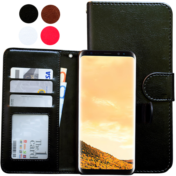 Samsung Galaxy S9 Plus - PU-nahkainen case/ lompakko Rosa
