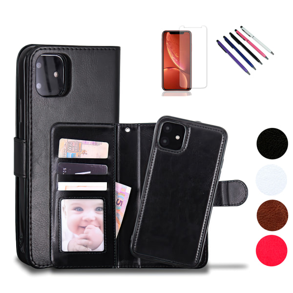 iPhone 12 Pro - PU Læder Pung Etui Brun