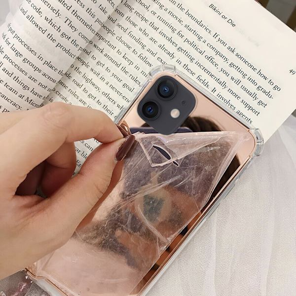 iPhone 12 - Spejlbeskyttelse + Touch Svart
