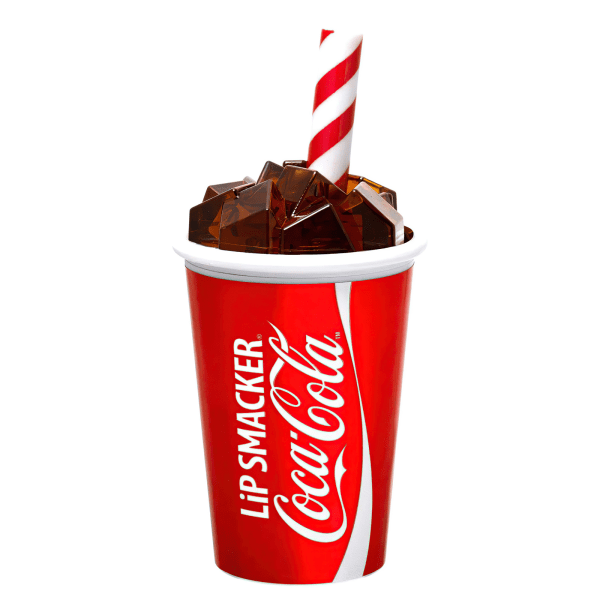 Läppbalsam Lip Smacker Coca - Cola / Fanta Jordgubb Smak Röd