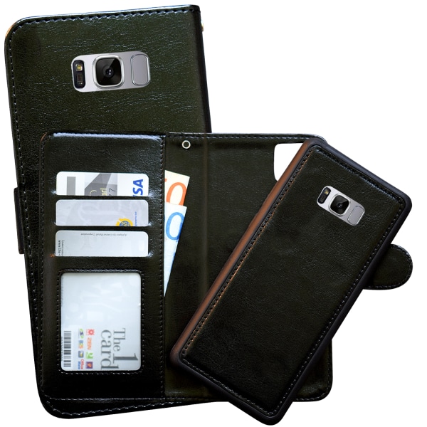 Samsung Galaxy S8 - Case/ Lompakko + Kosketus ja kynä Svart