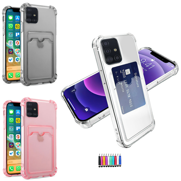 Samsung Galaxy A51 - Card Case Protection Transparent