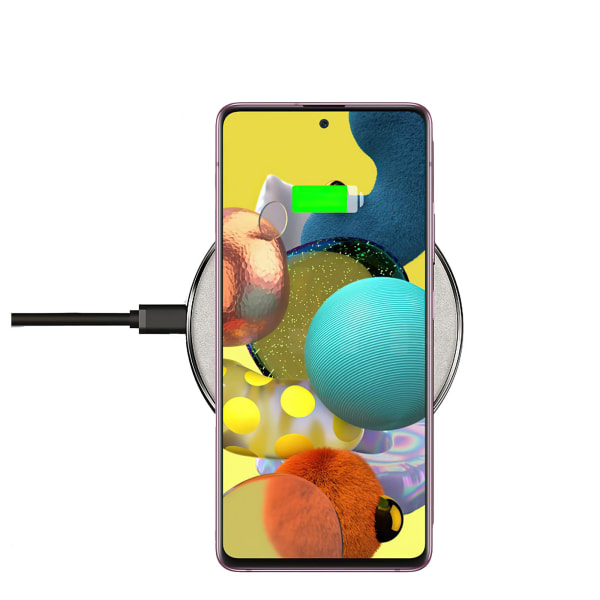 Samsung Galaxy A51 - Case suojaus läpinäkyvä Rosa