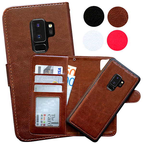 Samsung Galaxy S9 Plus - PU Læder Pung Etui Vit