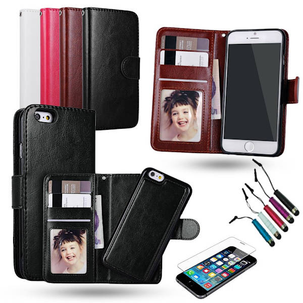 3-in-1-paketti iPhone 7/8/SE (2020 & 2022) Vit