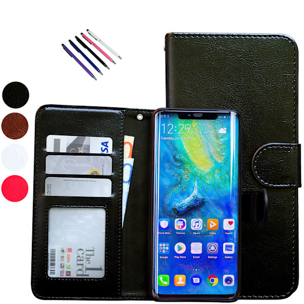 Huawei Mate 20 Pro - PU Læder Pung Etui Rosa