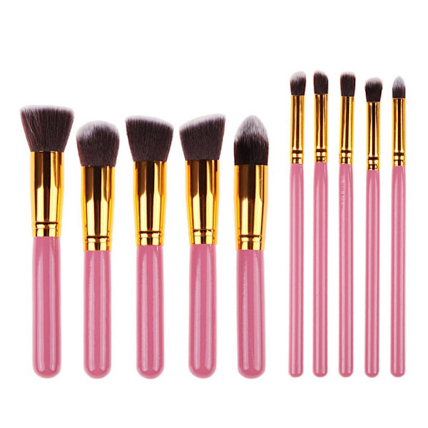 10 stk. Professionelle Makeupbørster til Makeup