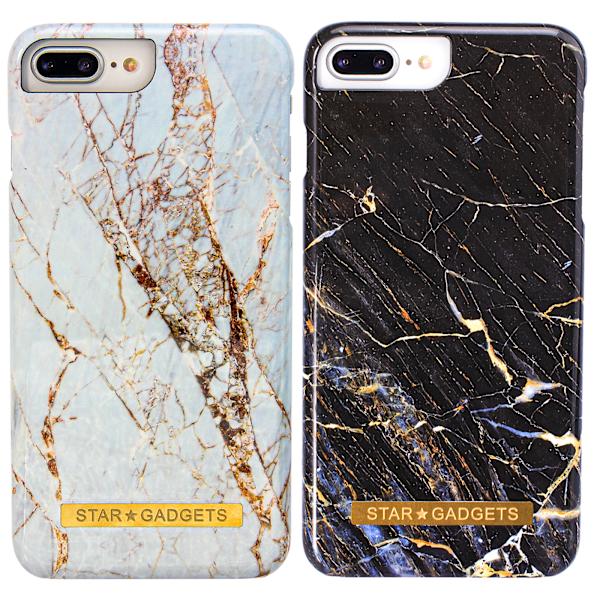 iPhone 7 Plus / 8 Plus - Skal / Skydd / Marmor Vit