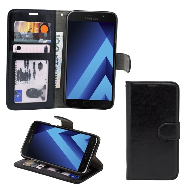 Komfort og beskyttelse Galaxy A3 - Lædertaske! Brun