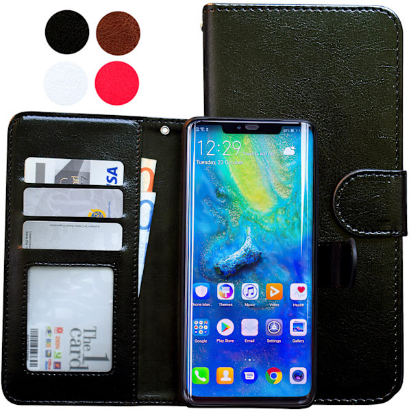 Huawei Mate 20 Pro - PU Læder Pung Etui Rosa