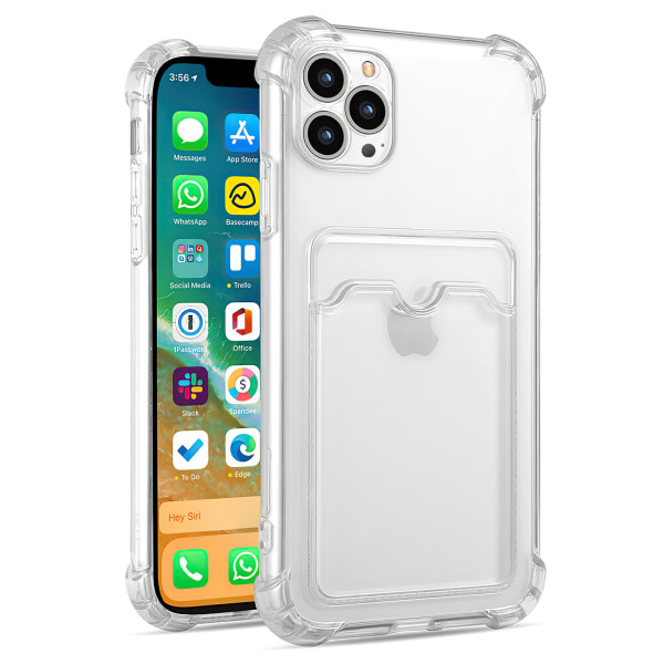 iPhone 13 Pro Max - Kort etui Beskyttelse Transparent Genomskinlig