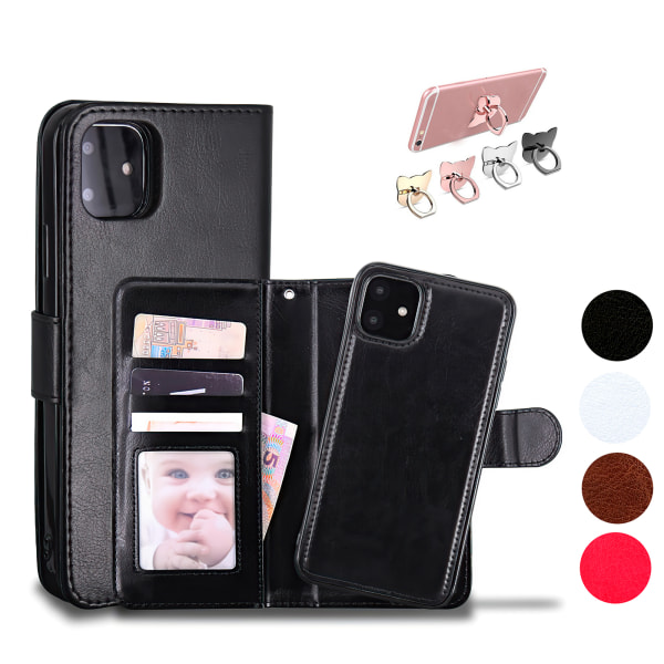 iPhone 12 - PU Leather Wallet Case