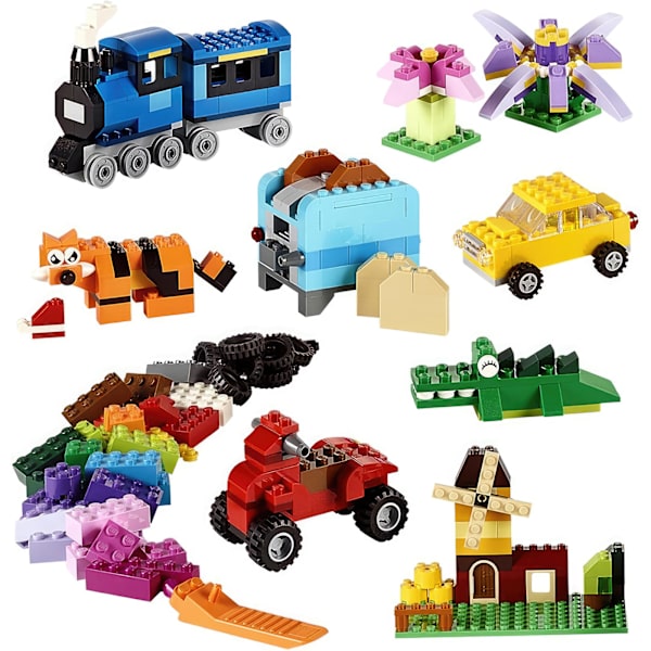 10696 Päästä mielikuvitus valloilleen LEGO Classic Keskikokoisella luovalla palikkalaatikolla, 484 osaa