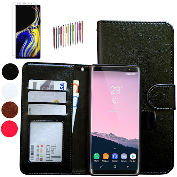Mukavuus ja suoja Note 9 nahalla - Samsung Galaxy Note 9 Brun