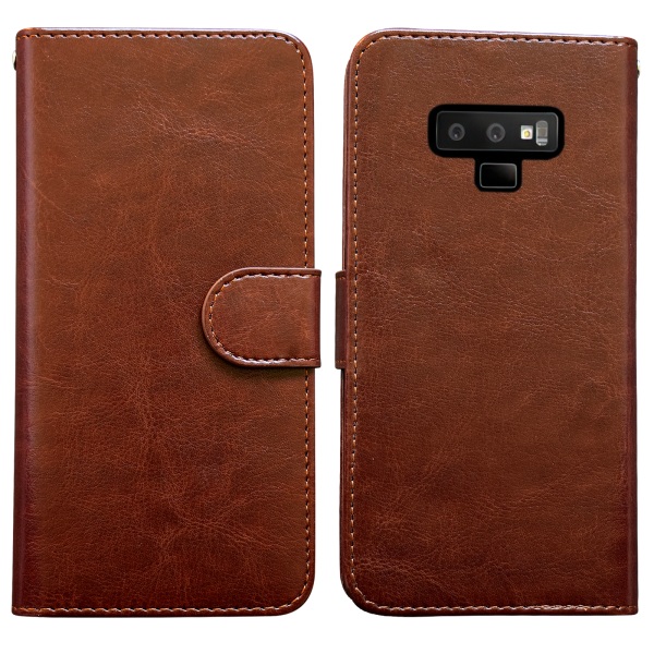 Samsung Galaxy Note 9 - case / lompakko Brun