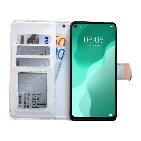 Huawei P40 Lite - PU-nahkainen case Brun