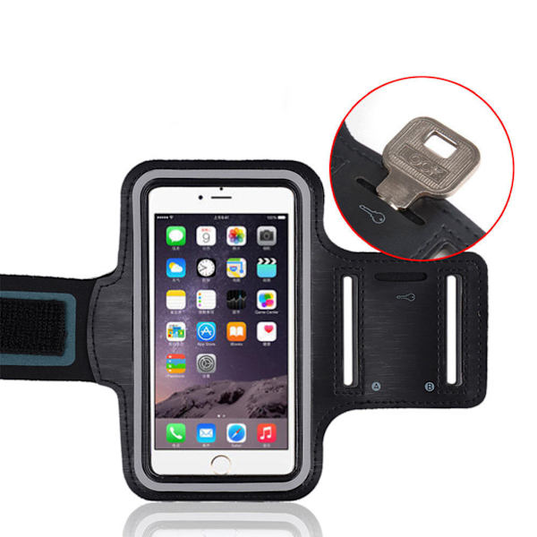 Samsung Galaxy S22 Plus 5G - PU Læder Sport Armbånd Etui Svart