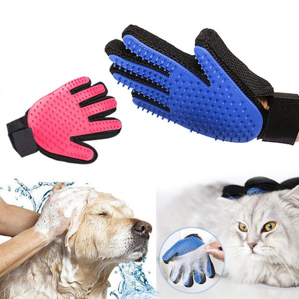 Handske för hund & katt - Höger hand Blå