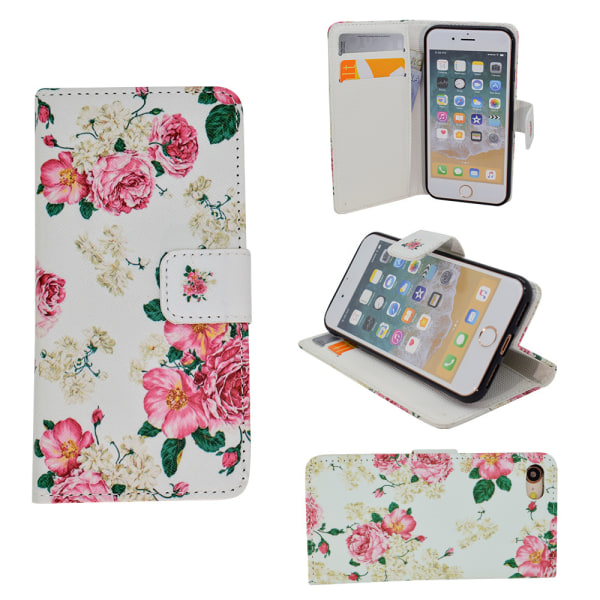 Plånboksfodral med Rosor för iPhone 7/8/SE