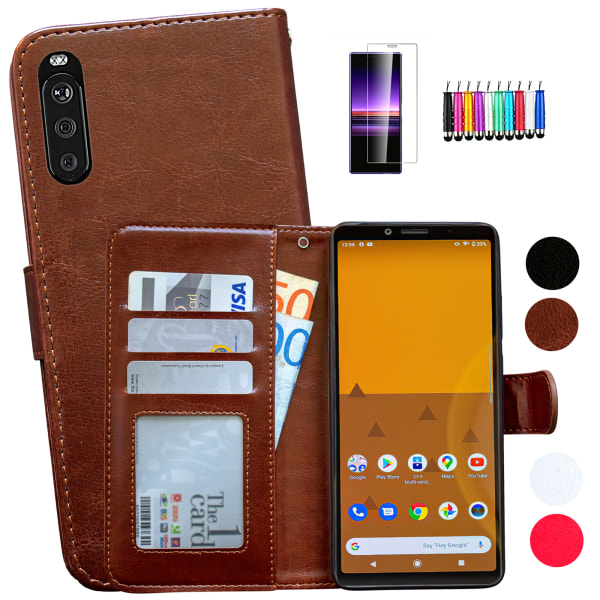 Sony Xperia 10 II - PU Leather Wallet Case