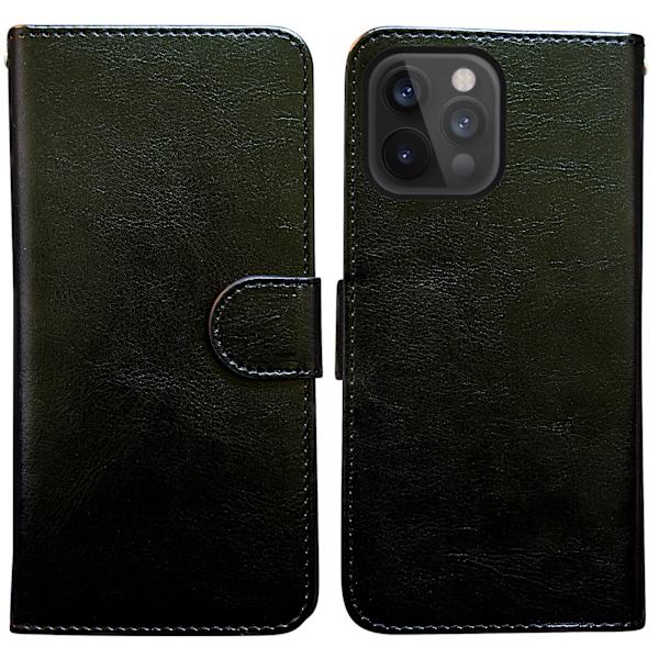 iPhone 12 Pro Max - PU Læder Pung Etui Vit